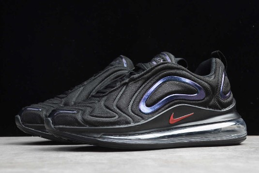Nike Air Max 720 Red Black Men's Shoes Size 12 Leather Sneakers AO2924-600