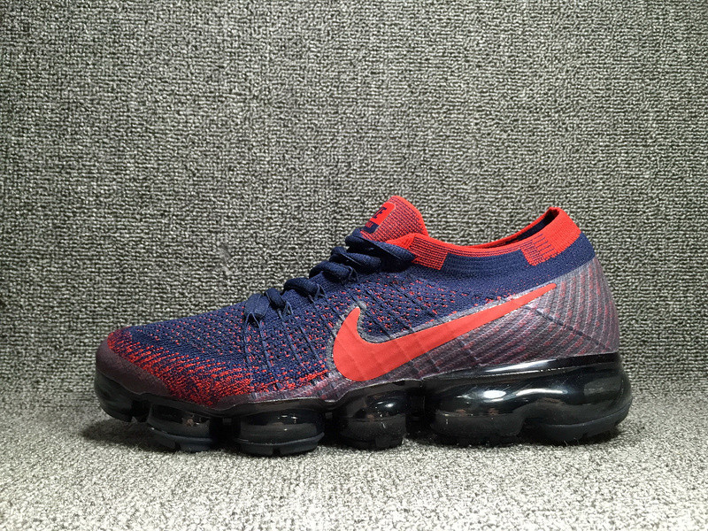 Una efectiva Embutido cuota de matrícula Nike Air friday Vapormax 2018 Flyknit Deep Blue Red Running Shoes 849558 -  401 - GmarShops - nike air force 1 white snakeskin sneakers shoes