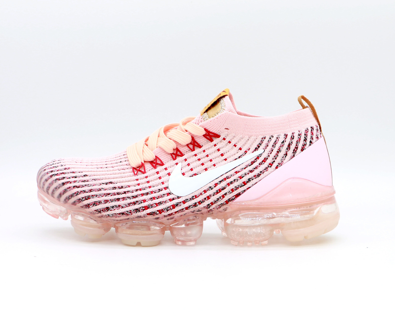 Nike Womens Air pro VaporMax Flyknit 3 Red Yellow Shoes AJ6910 - nike free 5.0 leopard bling women - GmarShops - 050