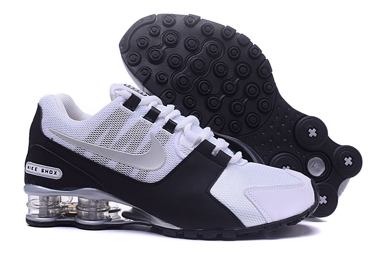 Nike Air Shox Avenue 802 White Black Silver Men Shoes - Sepcleat