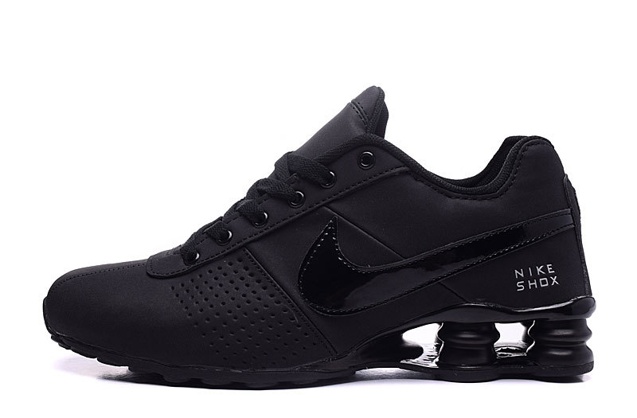 MultiscaleconsultingShops - Shox Deliver Men Shoes Total Black Casual Trainers 317547 - OG low top sneakers