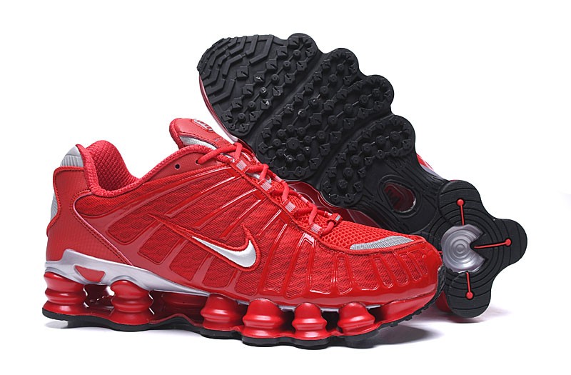 Sneakers Lifestyle ETAMIN Nike Shox TL 1308 Red White Online Running Shoes AV3595 - 600