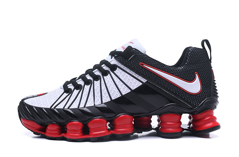 pecho Persona australiana Abolido Nike Shox TLX Men Casual Style Shoes TPU Black White Red - StclaircomoShops  - Gel-Trabuco Terra Trail Running Schuhe
