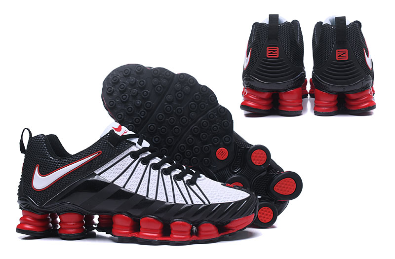 pecho Persona australiana Abolido Nike Shox TLX Men Casual Style Shoes TPU Black White Red - StclaircomoShops  - Gel-Trabuco Terra Trail Running Schuhe