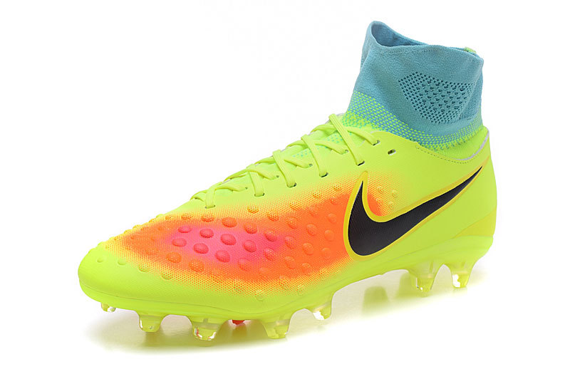 - Nike Magista Obra II FG Soccers Football Shoes Volt Black Total Orange - Here s a closer look at this season s plastic bottle shoes