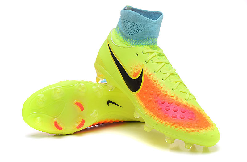 StclaircomoShops - Nike Magista Obra II FG Football Shoes Volt Black Total Orange - Here s a closer look at season s plastic bottle shoes