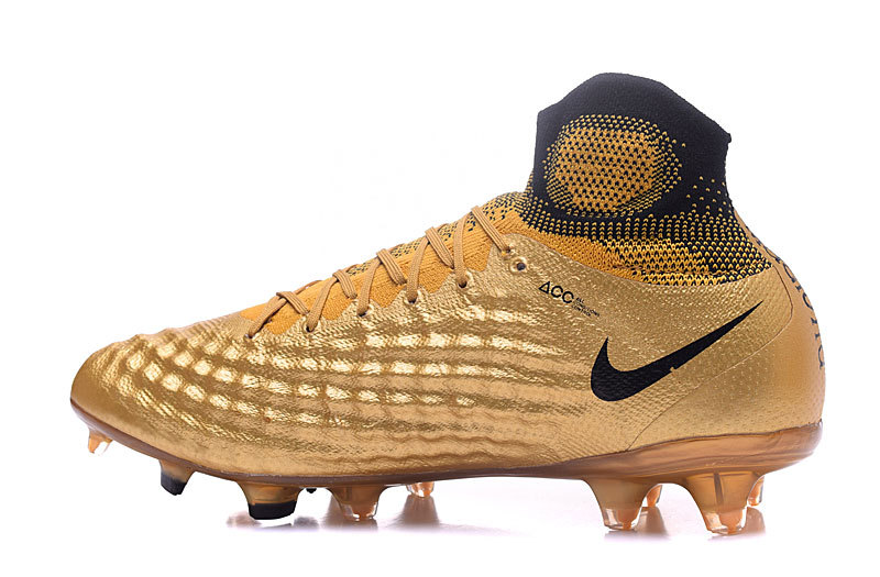 Nike Obra II FG Soccers Shoes 150mm ACC Waterproof Golden Black - zapatillas de running pie normal talla 47.5 rosas - Ariss-euShops