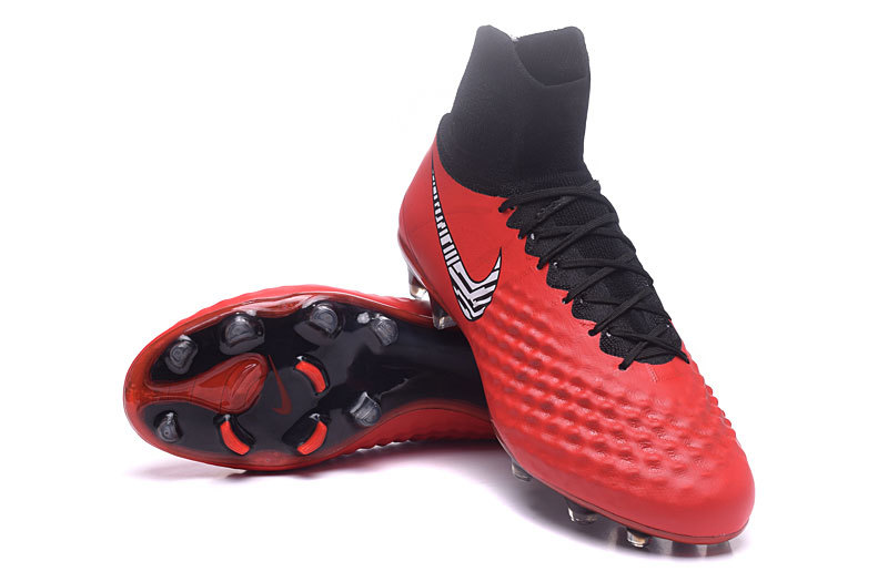 Nike Magista Obra II FG Soccers Shoes ACC Waterproof Red - StclaircomoShops - zapatillas de running mujer amortiguación media talla 25