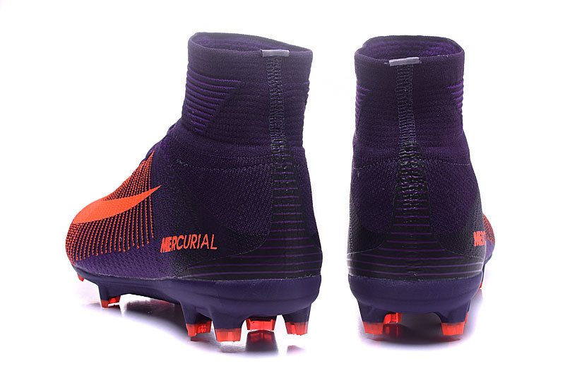 Mens Nike Running Accessories - Nike Mercurial Superfly V ACC High Soccers Purple Grape - StclaircomoShops