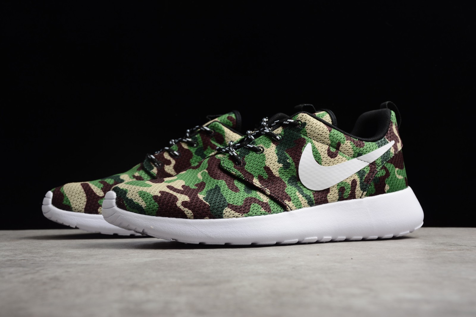 Nike Roshe Run ID Camo Green Running Shoes 943711 885 - share a subtle update on the trail-running favourite the XA Pro 1 -