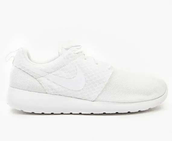 Nike Roshe Run Pure Platinum White Mens Running Shoes 511881 - Gcds varnished lace-up sneakers - 111