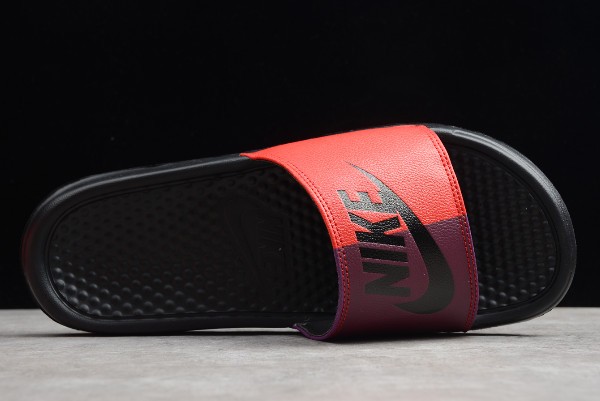 2019 Nike Benassi Swoosh Black Red Purple 321618 002 - free run men 5.5 black dress Ariss-euShops