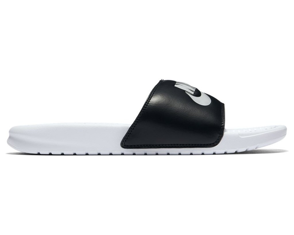 Nike Benassi Slide JDI White Unisex Casual 343881 - A shot of Danielynn and Larry shoes - 104 - MultiscaleconsultingShops