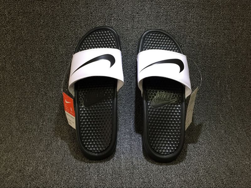 GmarShops - 101 - Nike Benassi Swoosh GD Black Mens Shoes 312618 - zapatillas de running Under Armour voladoras media maratón talla 38