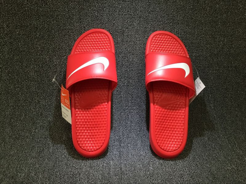 SNEAKERS SKEL HIGH - GmarShops - Nike Benassi Swoosh GD Bright Red Mens Shoes 312618 - 066
