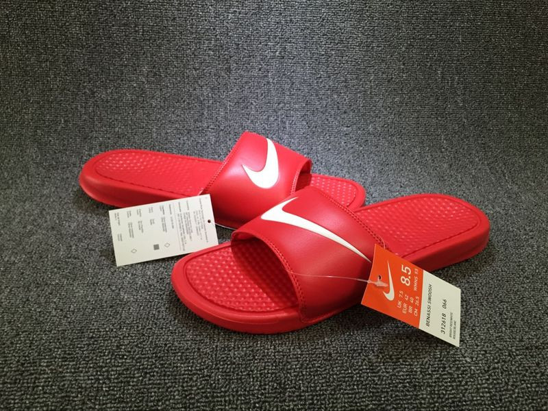 SNEAKERS SKEL TOP HIGH - GmarShops - Nike Benassi GD Bright Red White Mens Shoes 312618 - 066