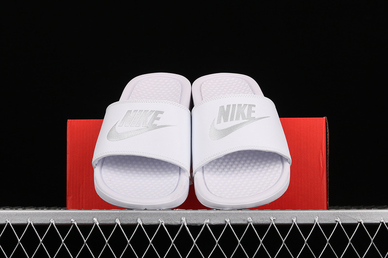 GmarShops - womens flex sole slippers sale - Online Nike Benassi Swoosh Summer Beach Slippers 818736 - 102