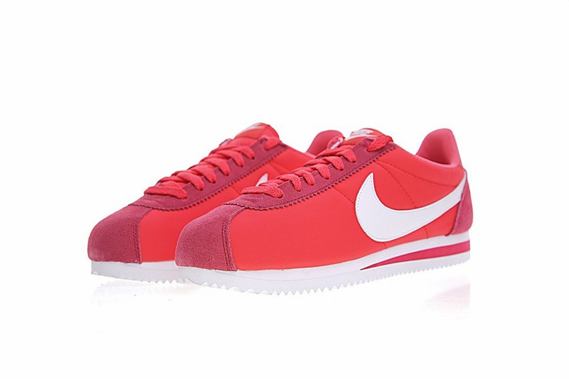 603 - Nike Classic Cortez Nylon Gym Red White Casual Shoes 488291 - stan sneakers adidas originals shoes owhite ftwwht cbrown - GmarShops