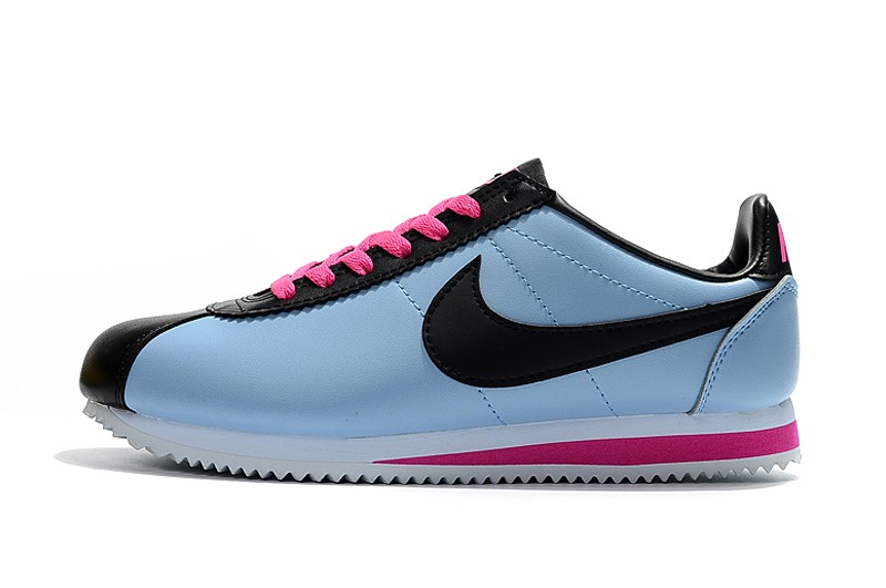 Eerlijkheid bloed Betrokken Nike Classic Cortez Nylon Prm Leather Sky Blue Black Fuchsia 807472 -  running shoes men size 10 - 045 - GmarShops