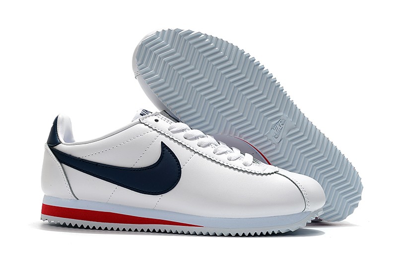 Woestijn Pa rivaal Nike Classic Cortez Nylon Prm Leather White Navy Blue Red Casual 807472 -  GmarShops - 017 - cheetah jordan or nike shoes
