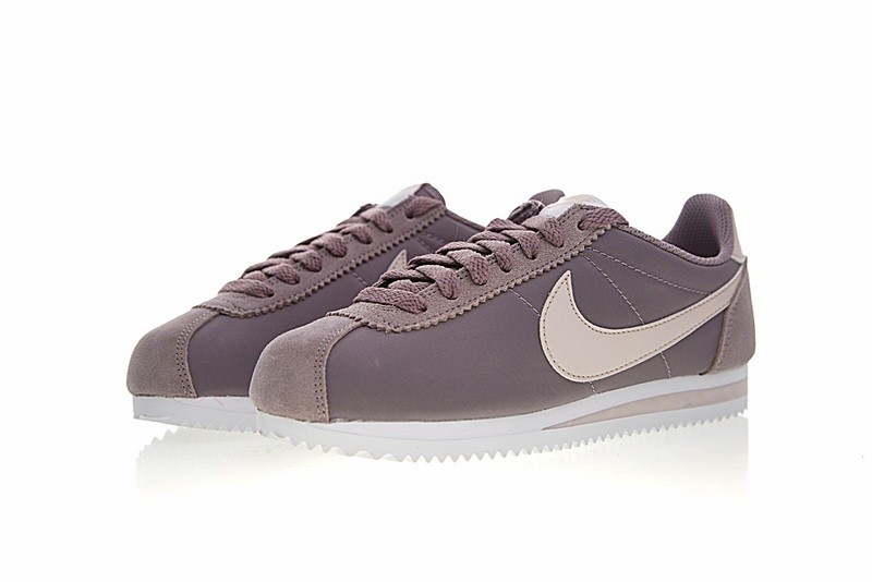 200 - Nike Classic Cortez Nylon Taupe Grey Silt Red White Casual Shoes - Luxurious and Sandals Hit Runway at for London Fashion Week - StclaircomoShops