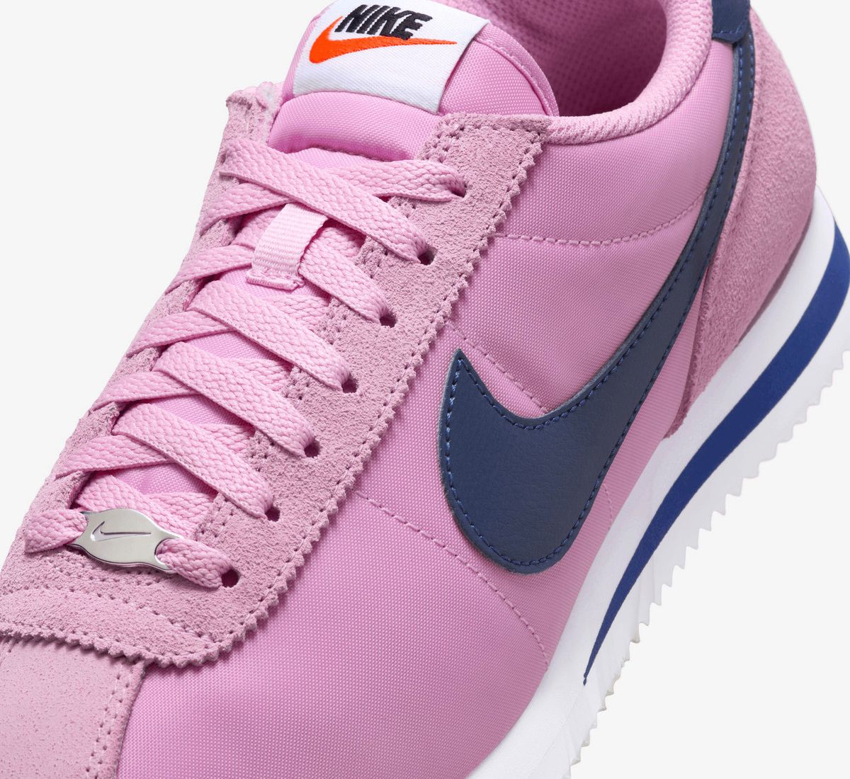 nike cortez pink and blue