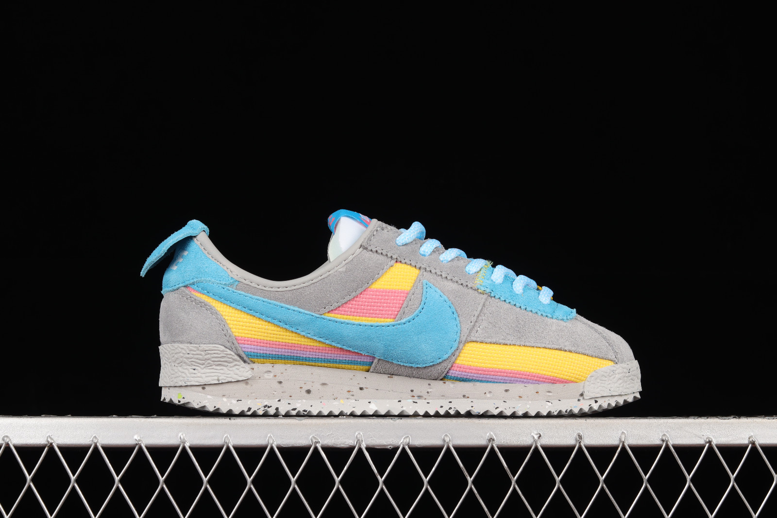 Union x Nike omega Cortez Blue Pink Yellow Grey DR1413 - nike omega lebron x ext qs blue mint gold silver spring - MultiscaleconsultingShops -