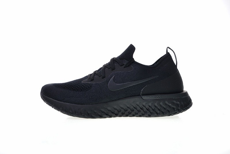 Nike Epic React Flyknit Triple Black Running Shoes AQ0067 - nike free 5.0 black shoes - MultiscaleconsultingShops - 003