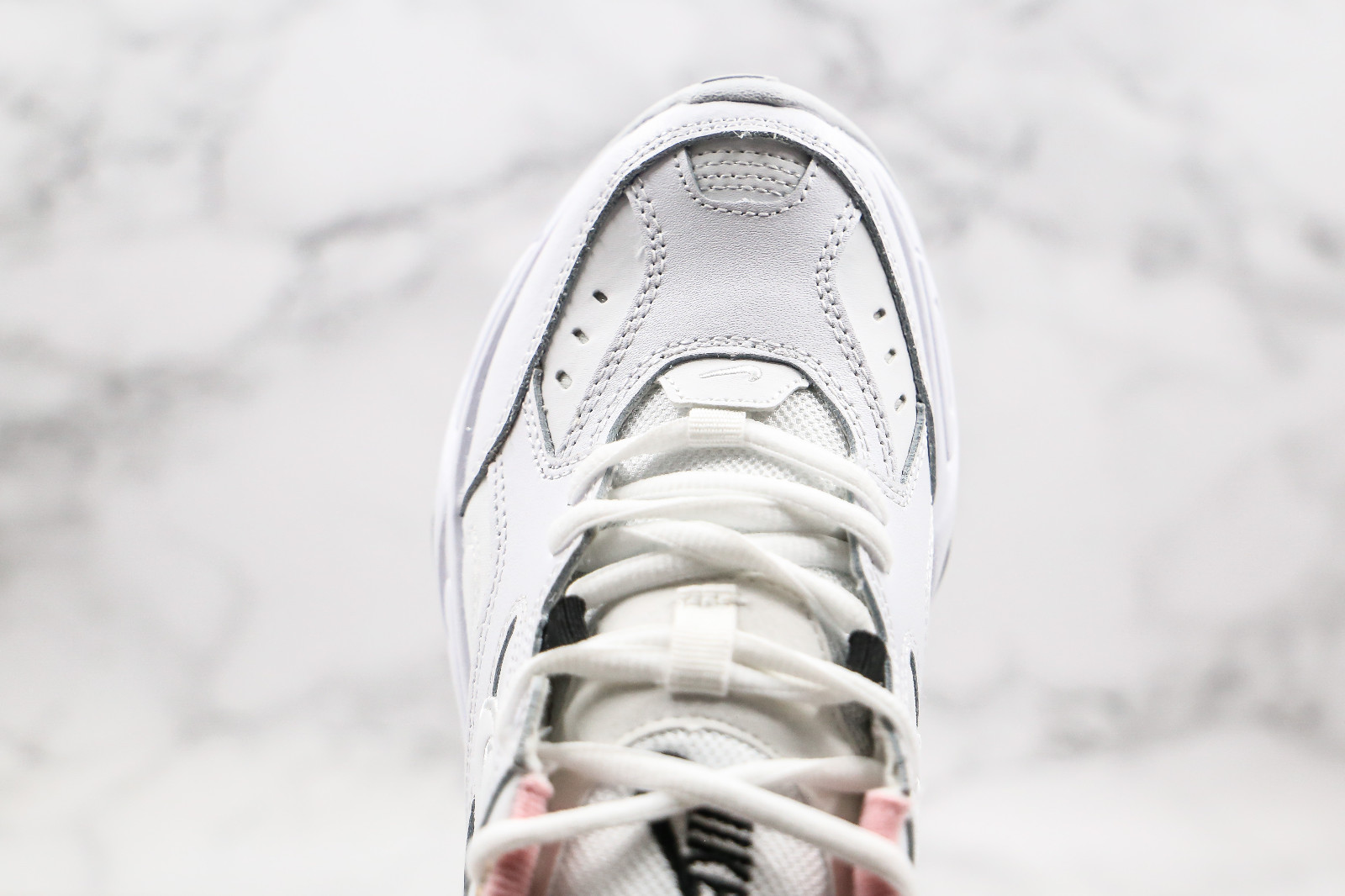 White Cement Nike Air Monarch Shoes Women's / 8.5