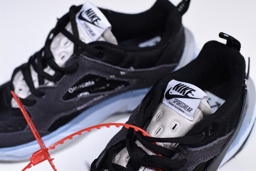 053 - Off White x nike air max spring 2011 edition miata Black Grey Light Blue Mens and Womens Size AO3108 - nike free run 3.0 mens neon cheap jeans shoes size -