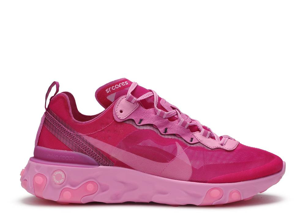 atleta tirar a la basura Fundación Aere Woven Shoes - Nike Sneaker Room X React Element 87 Breast Cancer  Awareness Pink CQ4337 - GmarShops - 600