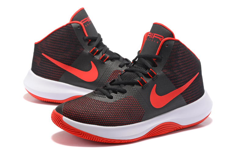 Nike air precision red and black discount