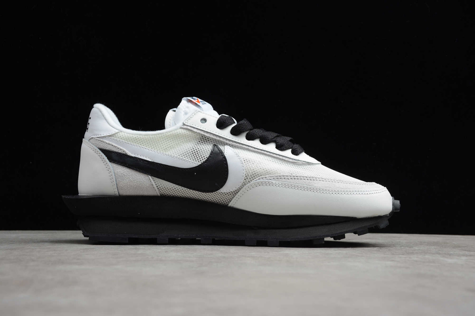 2020 Sacai x Nike LVD Waffle Daybreak White Black Grey BV3692