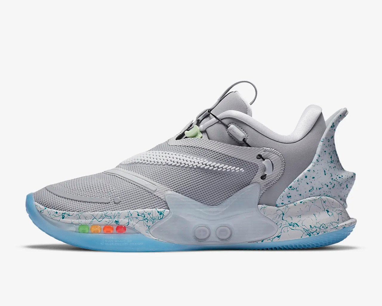 Nike Adapt BB 2.0 Nike Mag EU Charger Wolf Grey White Light Aqua CV2441 nike hyperdunk 2014 id card balance inquiry Nike Other Shoes GmarShops 003