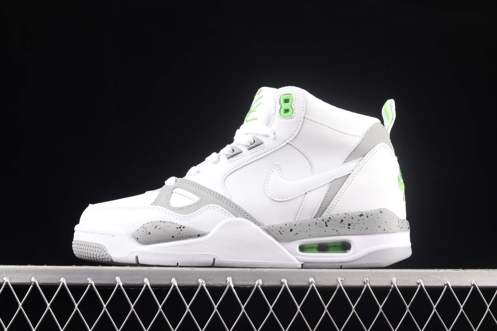 GmarShops Nike Air Flight 13 Mid White University Blue Dark Grey 579961 106 green and white nike edition for girls 2019 nike sb p rod 7 uk 7.5