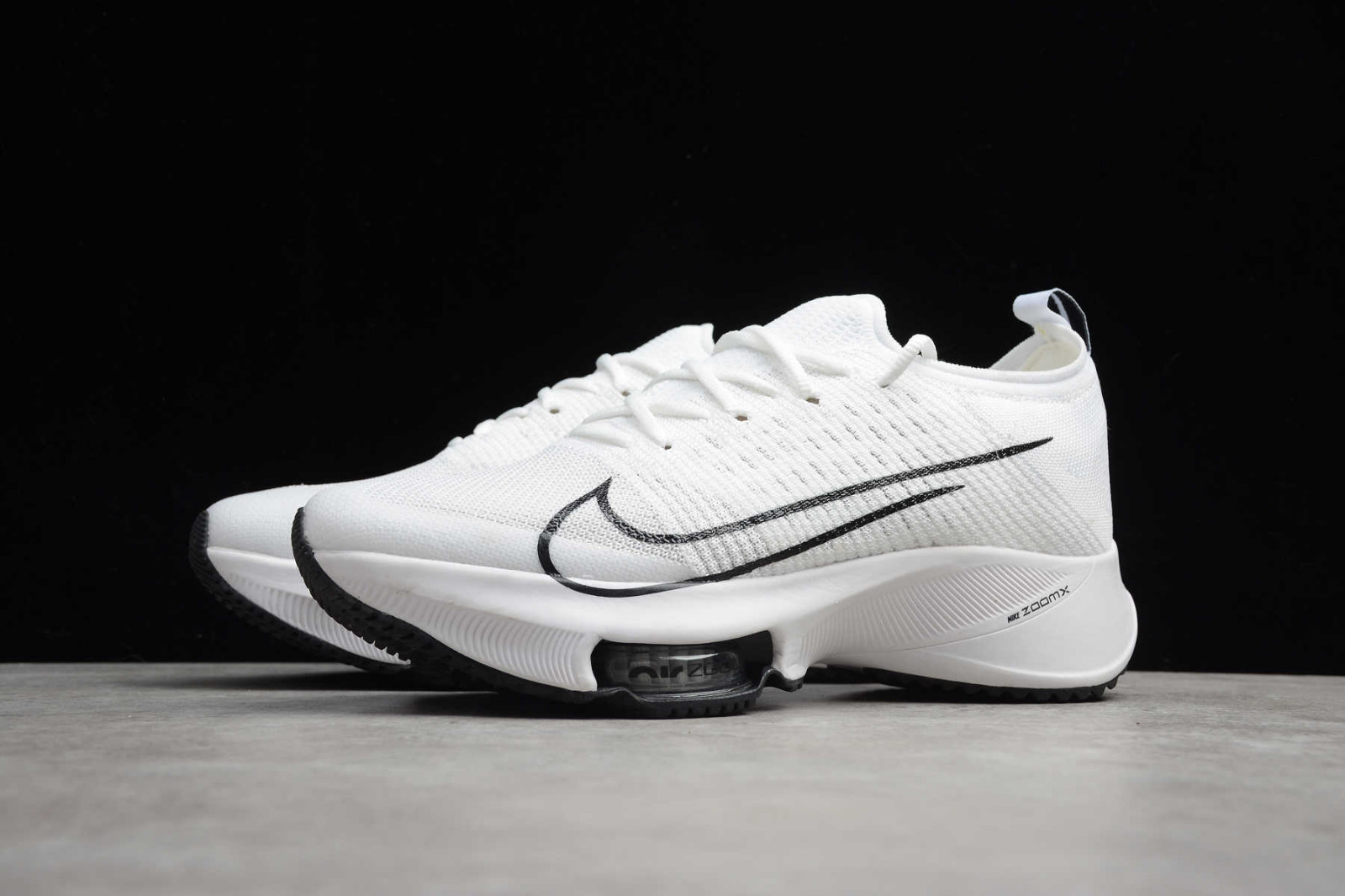 Nike Air Zoom Tempo NEXT% White Black Running BAMA CI9923 - GmarShops - New Nike Air Force 1 Low White Grey Sneakers DD7113-100 - 004