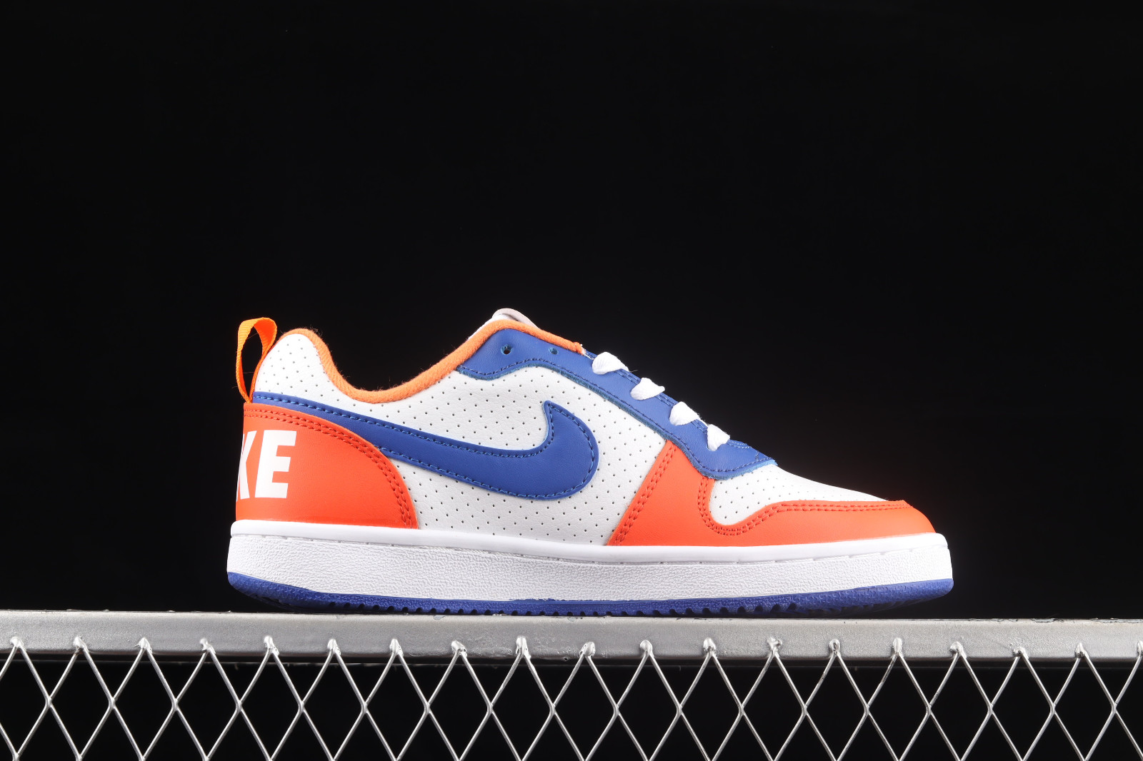 Nike Court Borough Low GS White Blue Orange Running Shoes DN4245 141