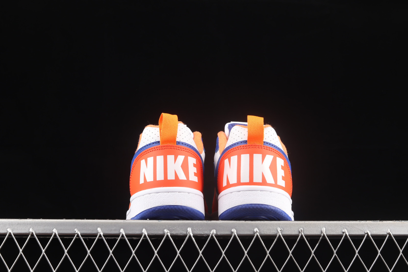 Nike Court Borough Low GS White Blue Orange Running Shoes DN4245 141