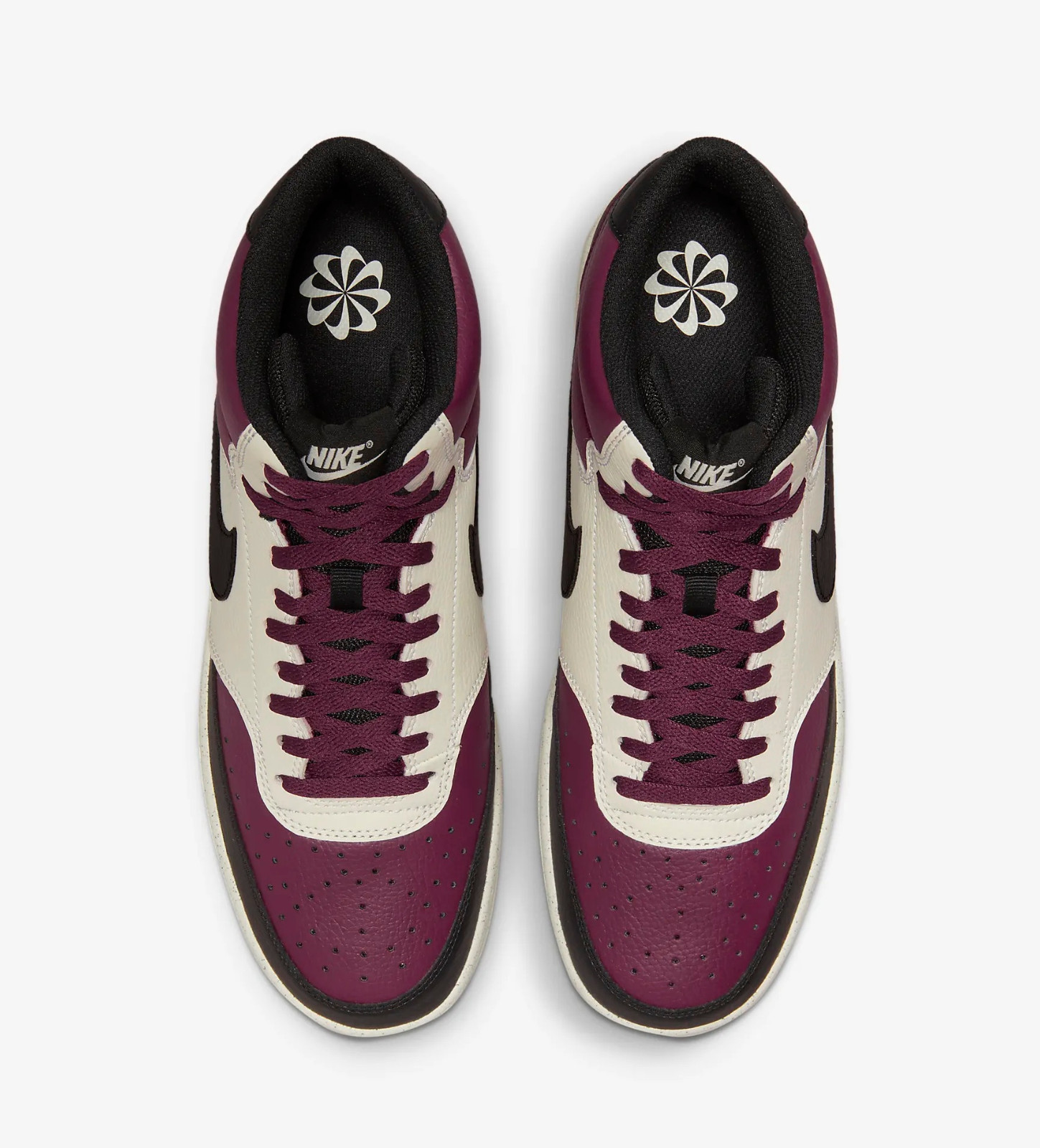 Nike Court Vision Mid Next Nature Dark Beetroot Sail Black DN3577 600