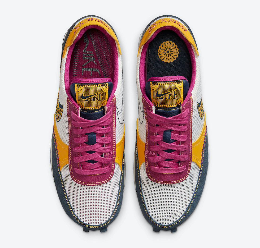 nike huarache 2017 maroon gold black hair braids Nike Daybreak GmarShops nike air pokemon buy online money store card Type Dia de los Muertos White Fuchsia Orange Black DC5196 458