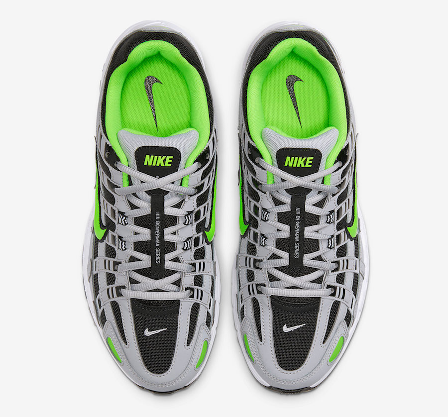 Nike P - - Slip on white boots for a retro-inspired look - 6000 Electric Green Grey Black White Shoes CD6404 - 005