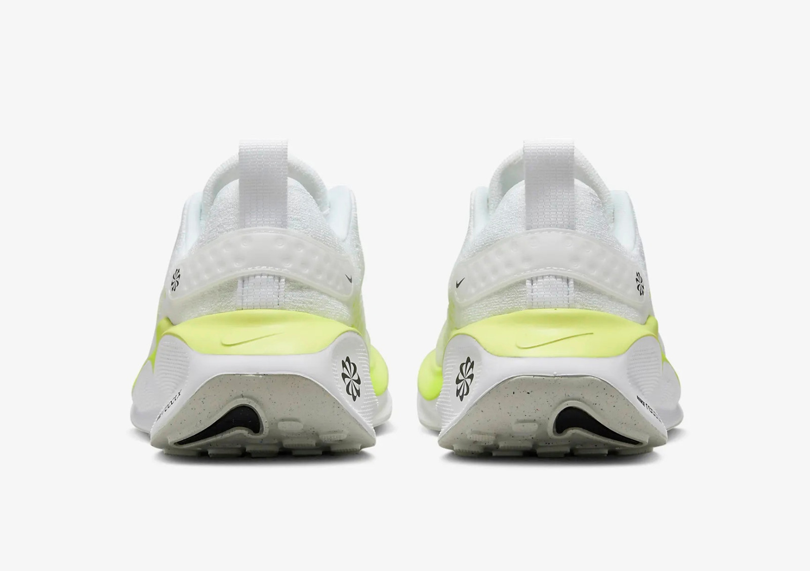 Nike ReactX Infinity Run Flyknit 4 White Light Lemon Twist Volt Black ...