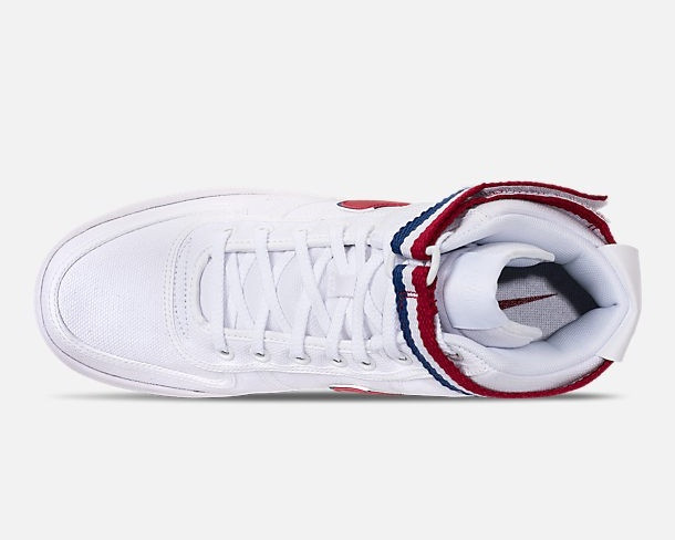 Nike vandal high supreme white red blue clearance