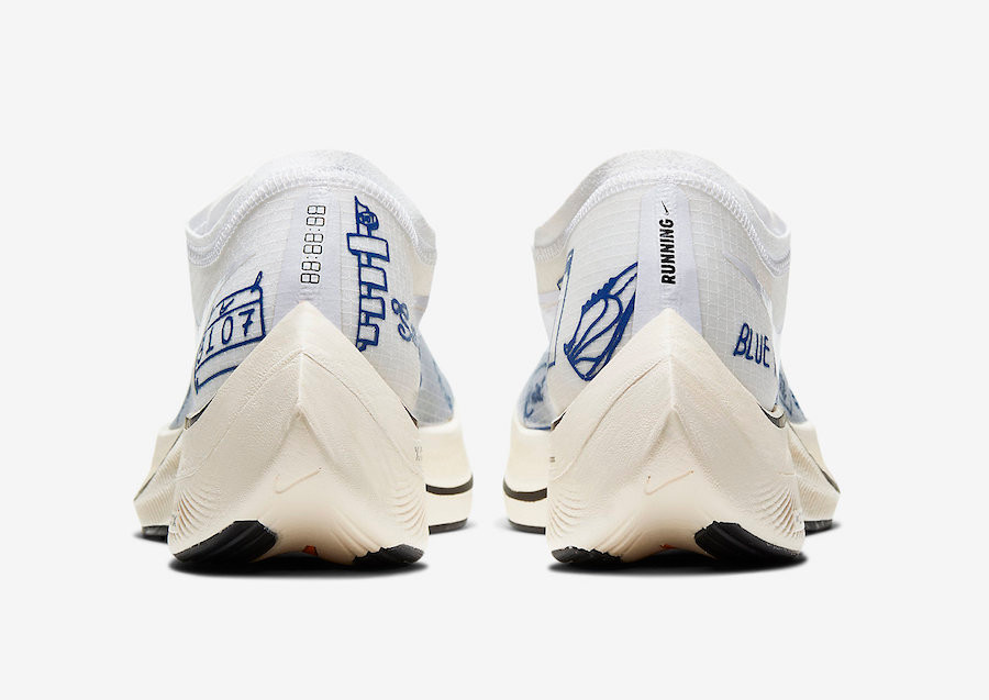 Blue Ribbon Nike 72 White And Orange Nike Sb Dunks High Tops