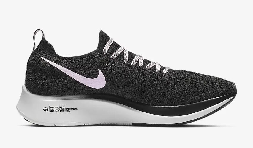 Nike Zoom Fly Flyknit ankle Black Vast Grey Pink Foam AR4562 nike huarache flight 2003 price in china today nike air diamond baseball shoes for sale free 001 GmarShops