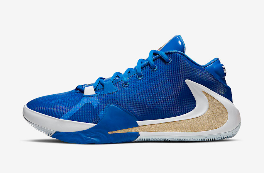 Nike Zoom Freak 1 GS Greece Hyper Royal Metallic Gold Blue Hero BQ5633 GmarShops Nike Other Shoes nike air venture vintage women shoes dance costume 400