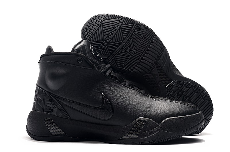 Nike Zoom Heritage N7 Triple Black Cat Basketball Shoes CI1683002