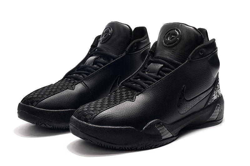 Nike Zoom Heritage N7 Triple Black Cat Basketball Shoes CI1683002