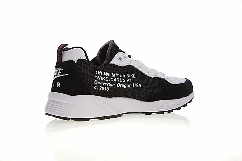 StclaircomoShops - 300 - Force 1 07 - Off White x Nike Air Icarus Extra QS Trainers Black 819860