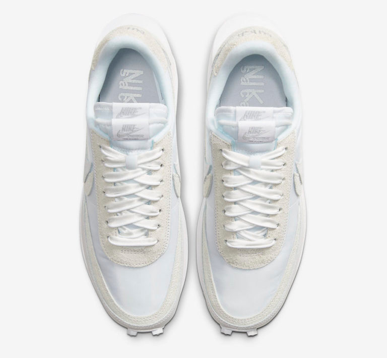 Sacai x Nike LD Waffle White Nylon Shoes BV0073 - Nike will be